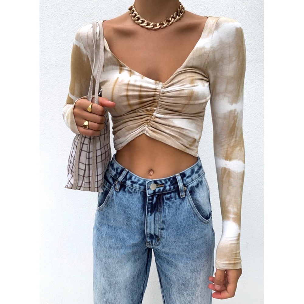 Tiger Mist Tie Dye Dameela Top Size Small